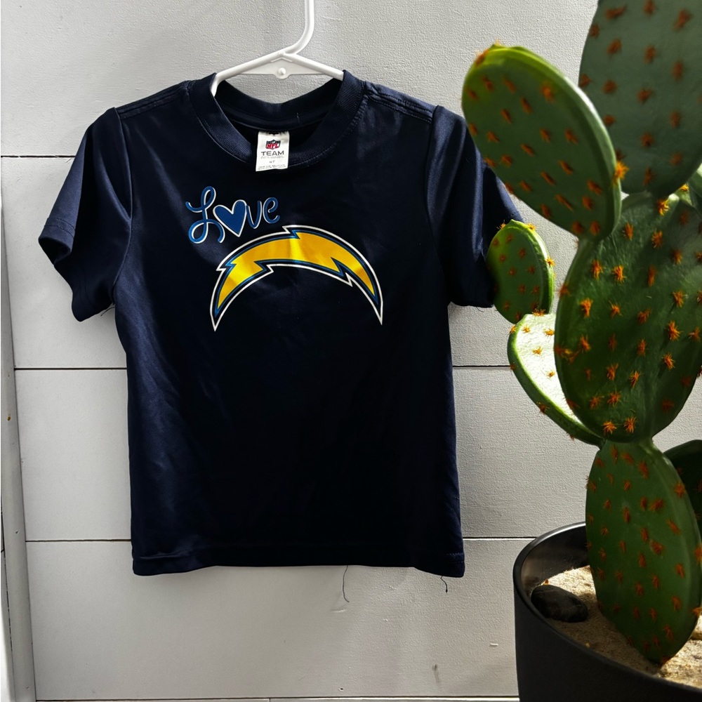 NFL Kids Jersey - Navy with Yellow Lightning Bolt